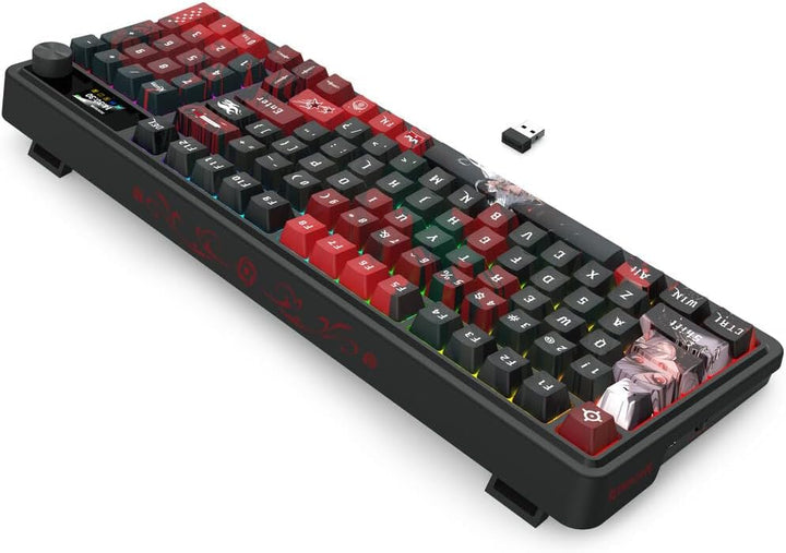 Redragon K719 PRO Teclado inalámbrico para juegos con junta con pan...