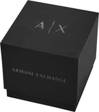 Armani Exchange A|X Relojes Automáticos para Hombre, Reloj de Acero Inoxidable