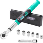 Llave dinamométrica digital, 1/2 pulgada, 7.4-147.5 ft-lb, 2% de