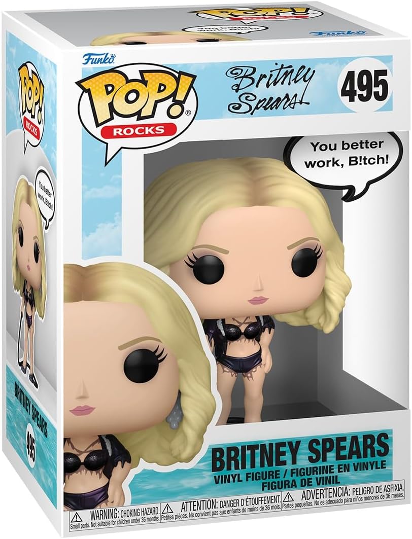 Funko Pop! Sayings: Britney Spears - Work B!tch - Figura de vinilo...