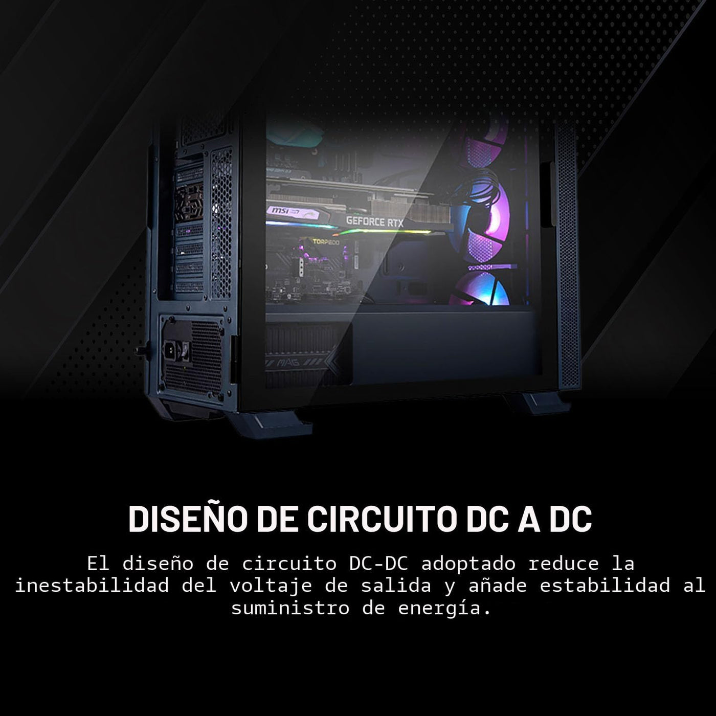MSI MAG A550BN, fuente de alimentación compacta no modular de 550 W...