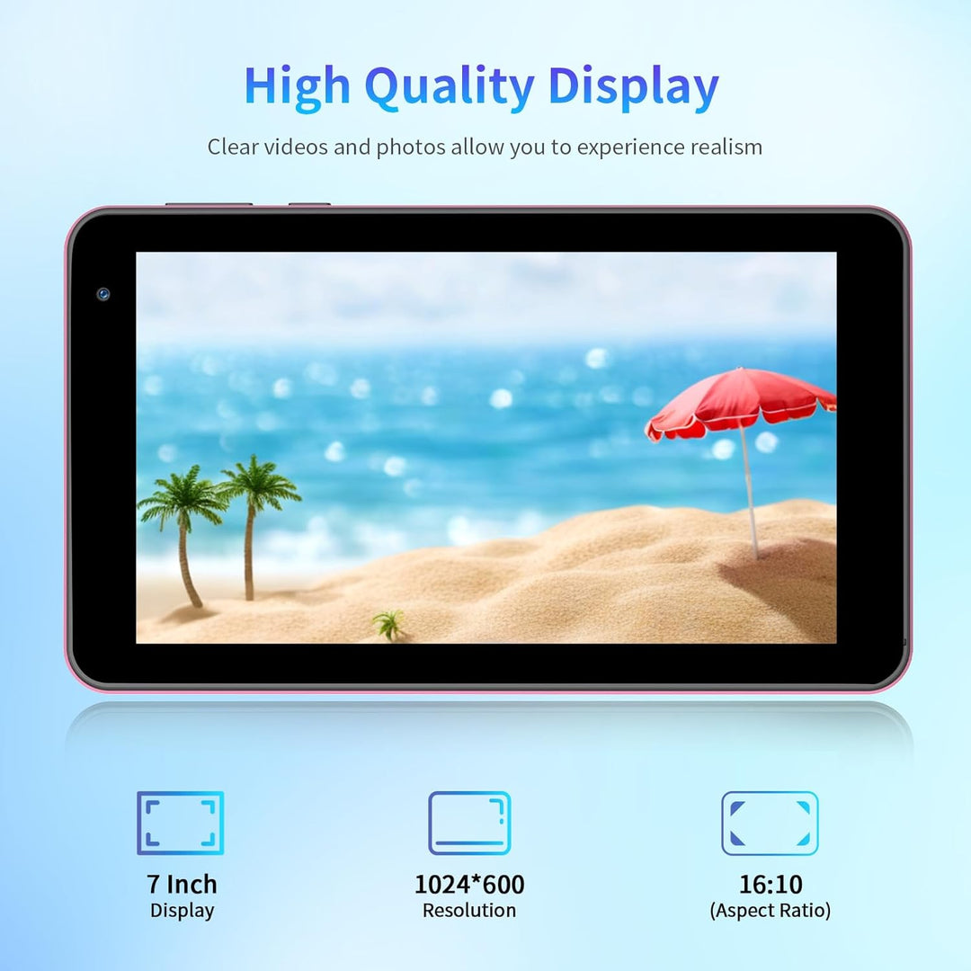 VASOUN Tableta de 7 pulgadas Android 15, 8 GB (3 GB+5 GB ampliables...
