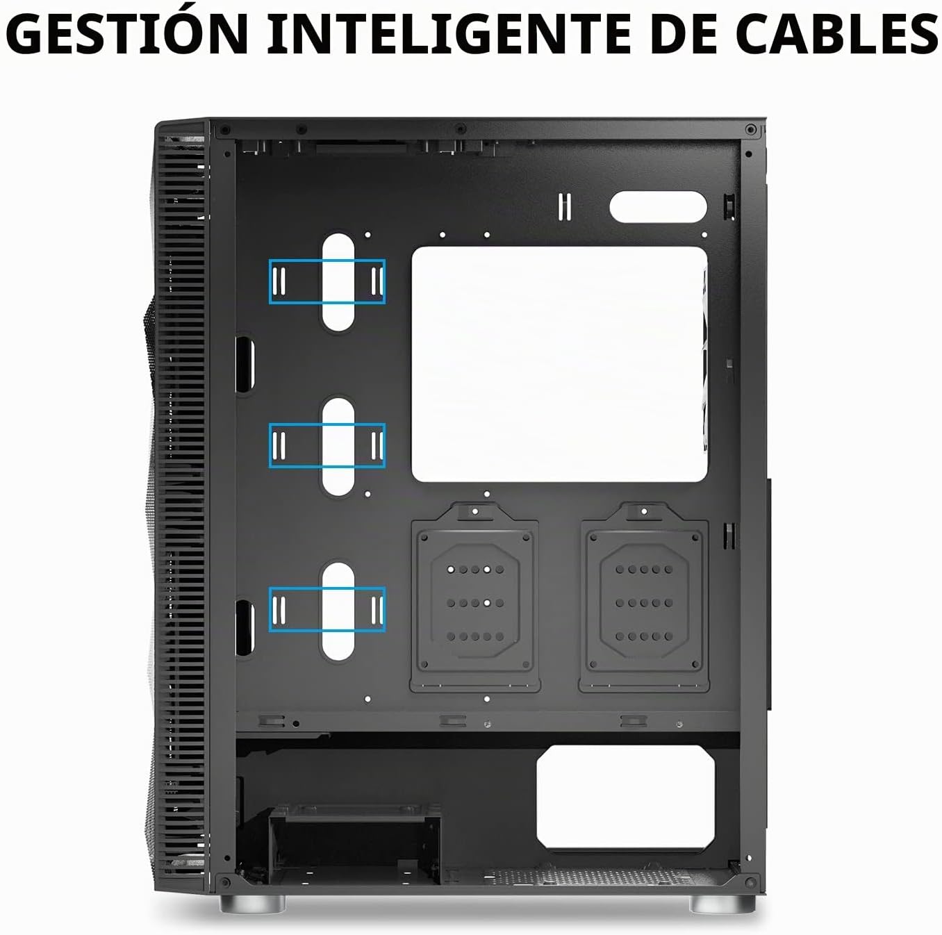 Montech X3 Mesh, 6 ventiladores - 3X 140mm &amp; 3X 120mm Ventilado...