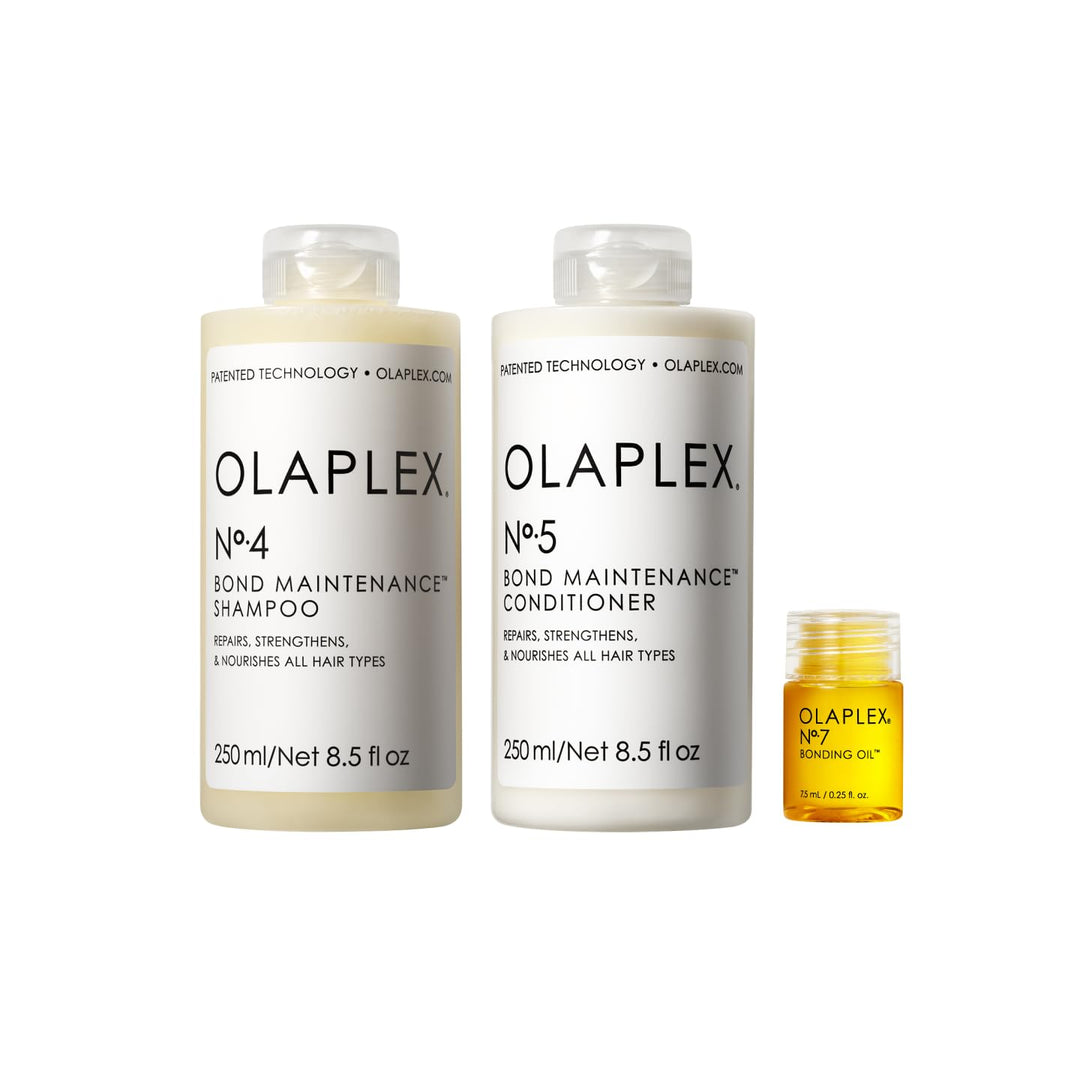 Olaplex Kit de lavado y brillo para el cabello: No. 4, 5, 7, set de...