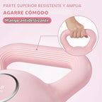KHTO Pesas Rusas para Ejercicio de Fitness - Juego de Pesas Rusas de Fuerza en Rosa, Mancuernas para Equipo de Gimnasio en Casa