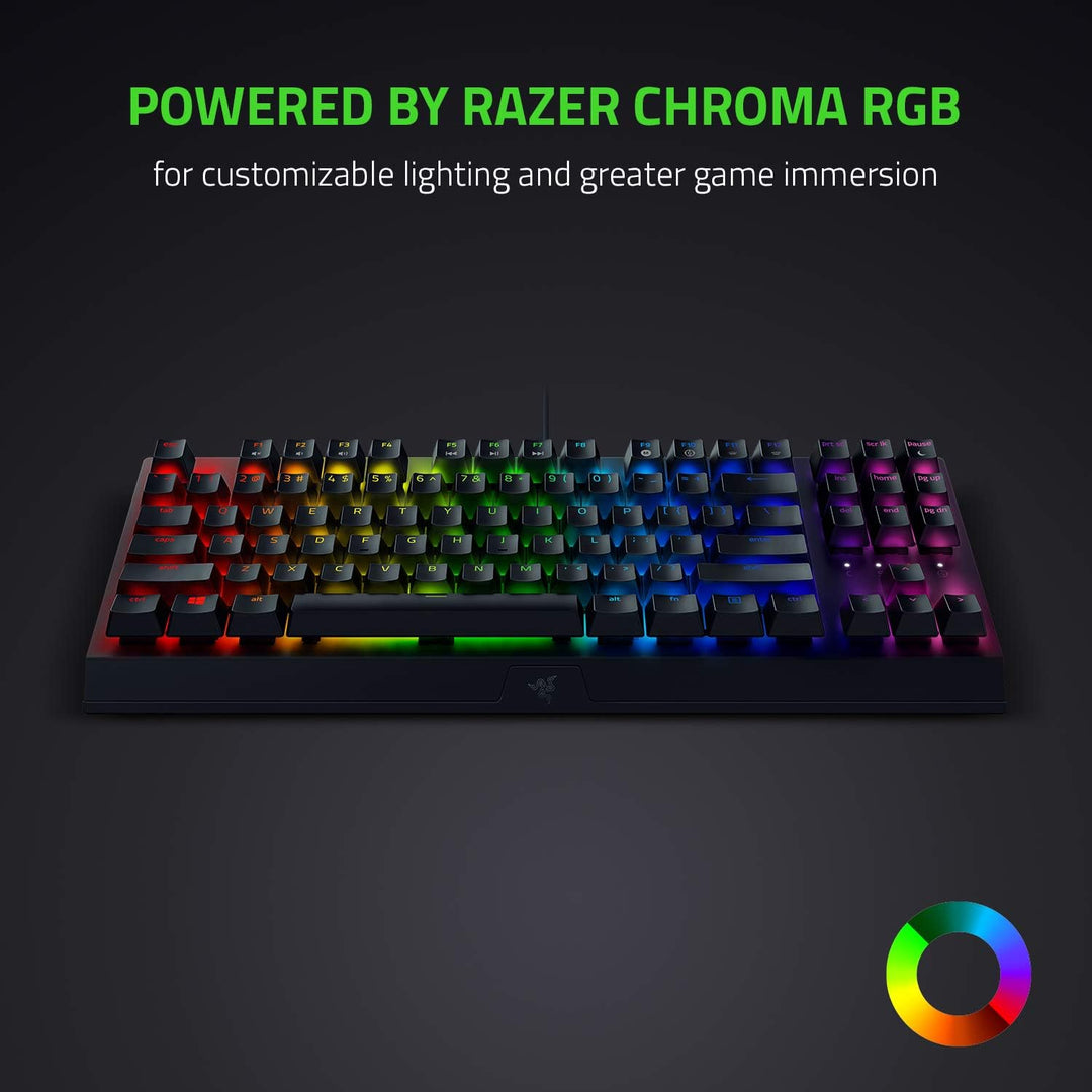 Razer BlackWidow V3 TKL Teclado mecánico para juegos: interruptores...