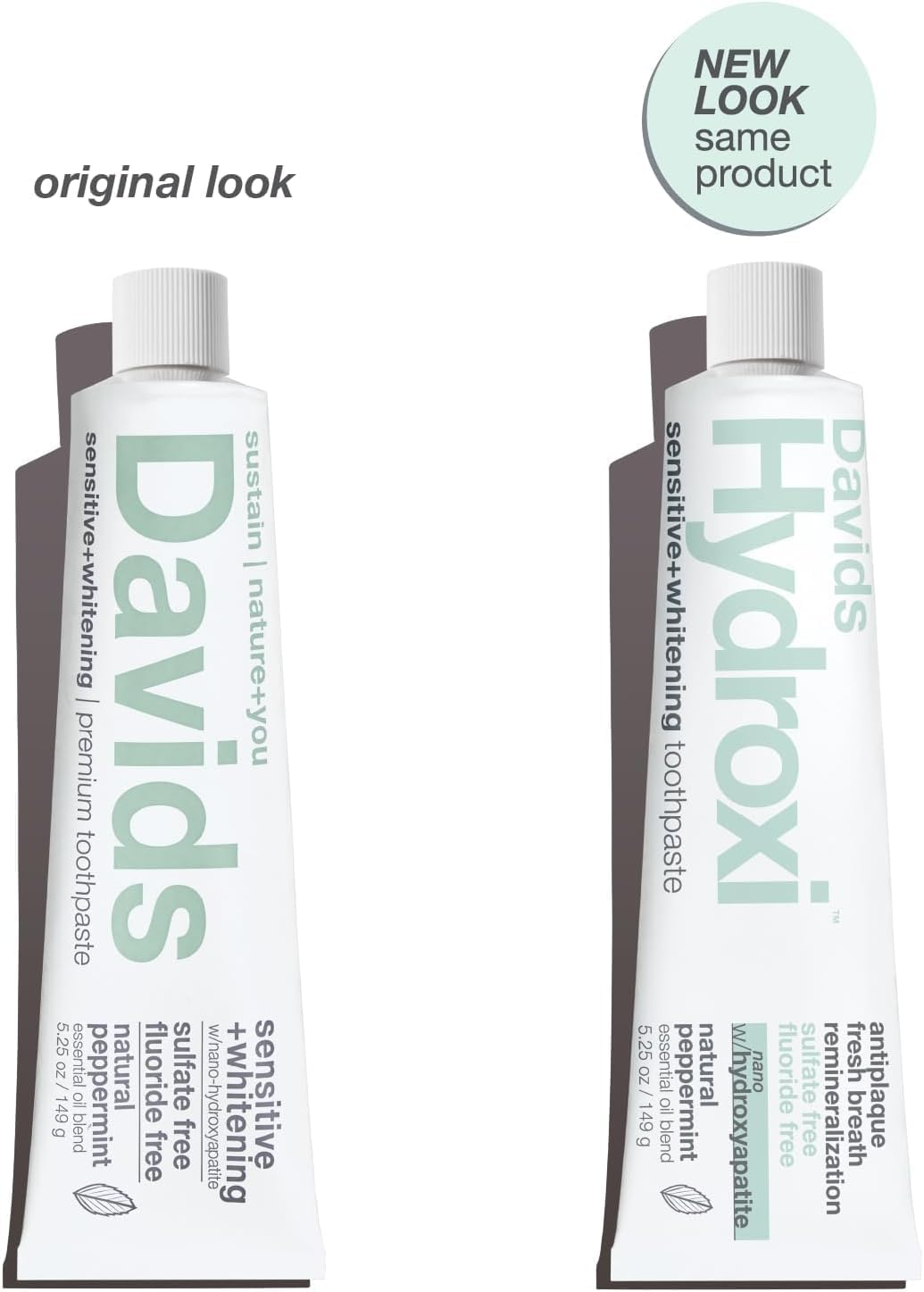 Davids Hydroxi - Pasta de dientes de nano hidroxiapatita sin fluoru...