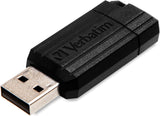Verbatim Unidad flash USB 2.0 de 32 GB PinStripe retráctil - Busine...