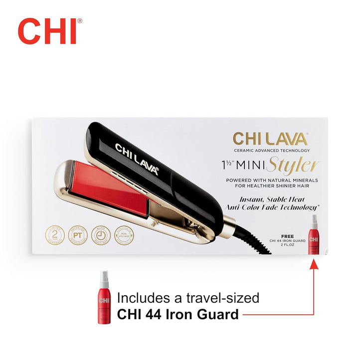CHI Lava MiniStyler &amp; CHI 44 Iron Guard (2 onzas), Dúo de Regal...