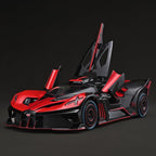 1/24 Coches de juguete fundidos a presión con spray compatibles con Bugatti Bolide