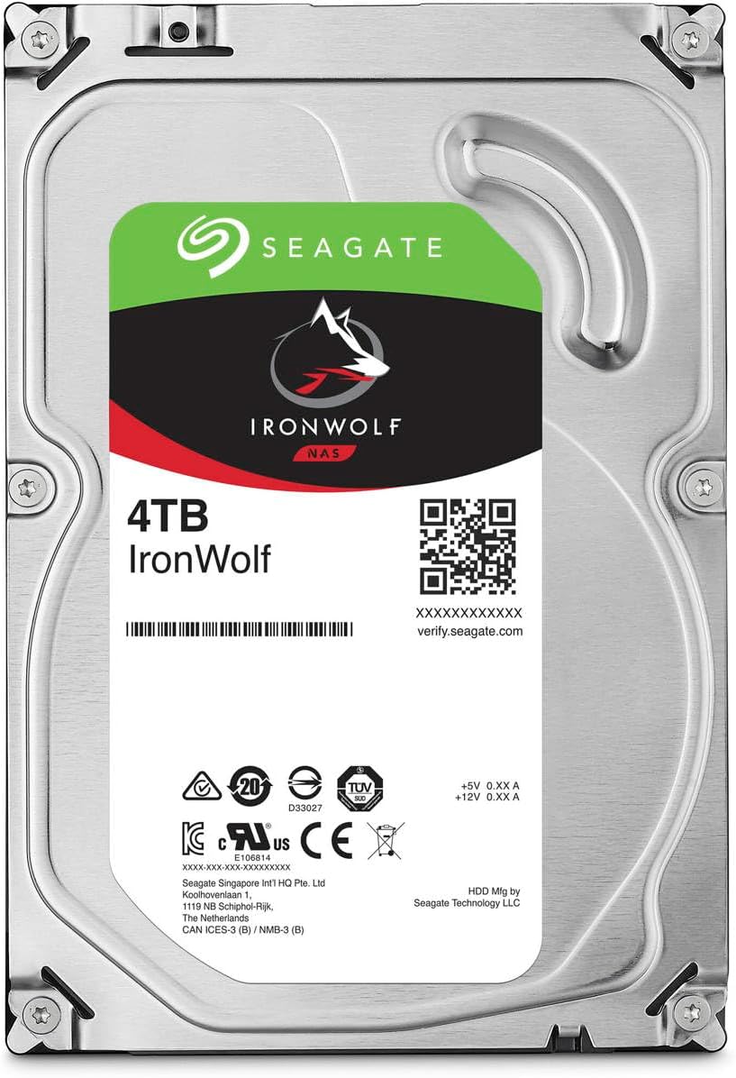 Seagate IronWolf SATA III - Disco duro interno NAS de 3.5", 5400 RP...