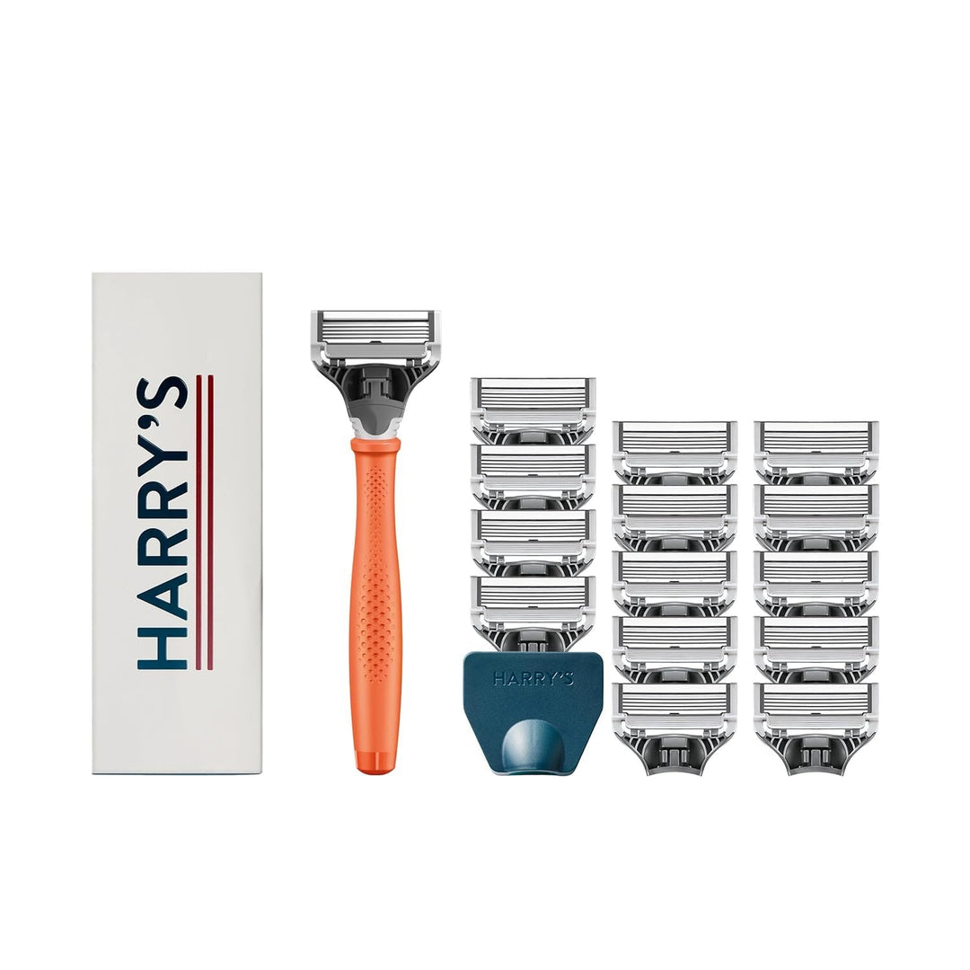 Kit de Afeitado Original Harry's para Hombres - Mango de Navaja...