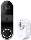 Kasa 2K Smart Video Doorbell cámara cableada con timbre, KD110