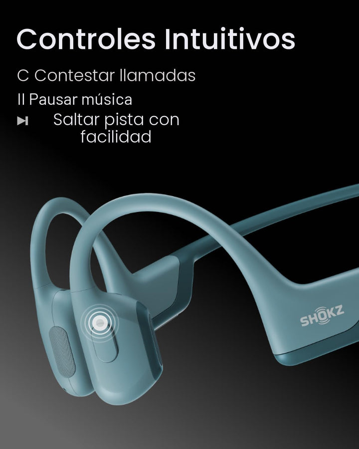SHOKZ OpenRun Pro - Auriculares de conducción ósea, auriculares dep...