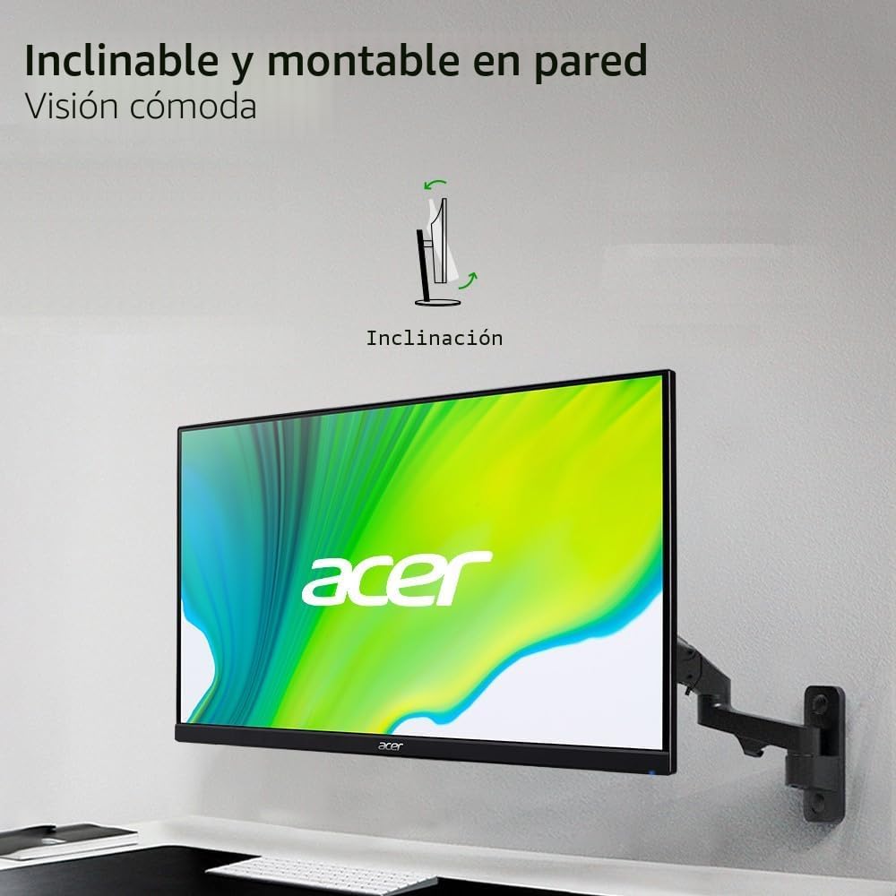 Acer KB242Y - Monitor IPS de marco cero Full HD (1920 x 1080) de 23...