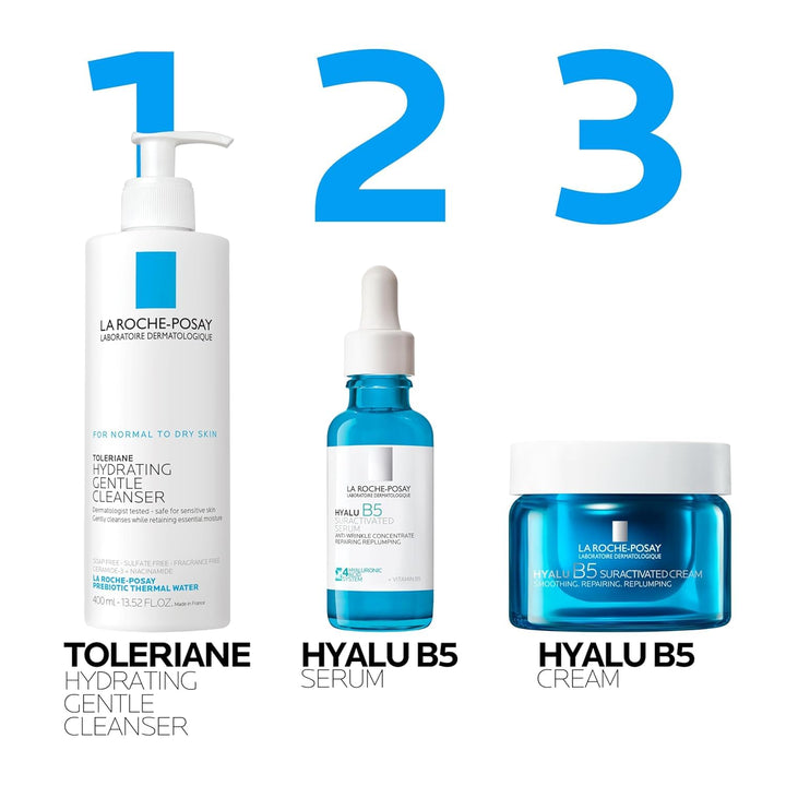 La Roche-Posay Hyalu B5 - Crema facial reafirmante antiarrugas súpe...