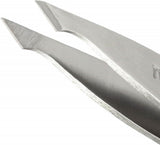 Tweezerman Pinzas de punta inclinada clásica inoxidable