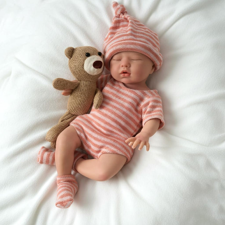 AMZBB Muñeca bebé de silicona de 13 pulgadas \u2013 Muñeca Reborn d...