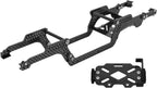 INJORA LCG Kit de chasis de fibra de carbono con bandeja de batería para TRX4M