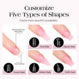 COSCELIA Juego de 67 piezas de esmalte de uñas de gel con luz UV, 2...