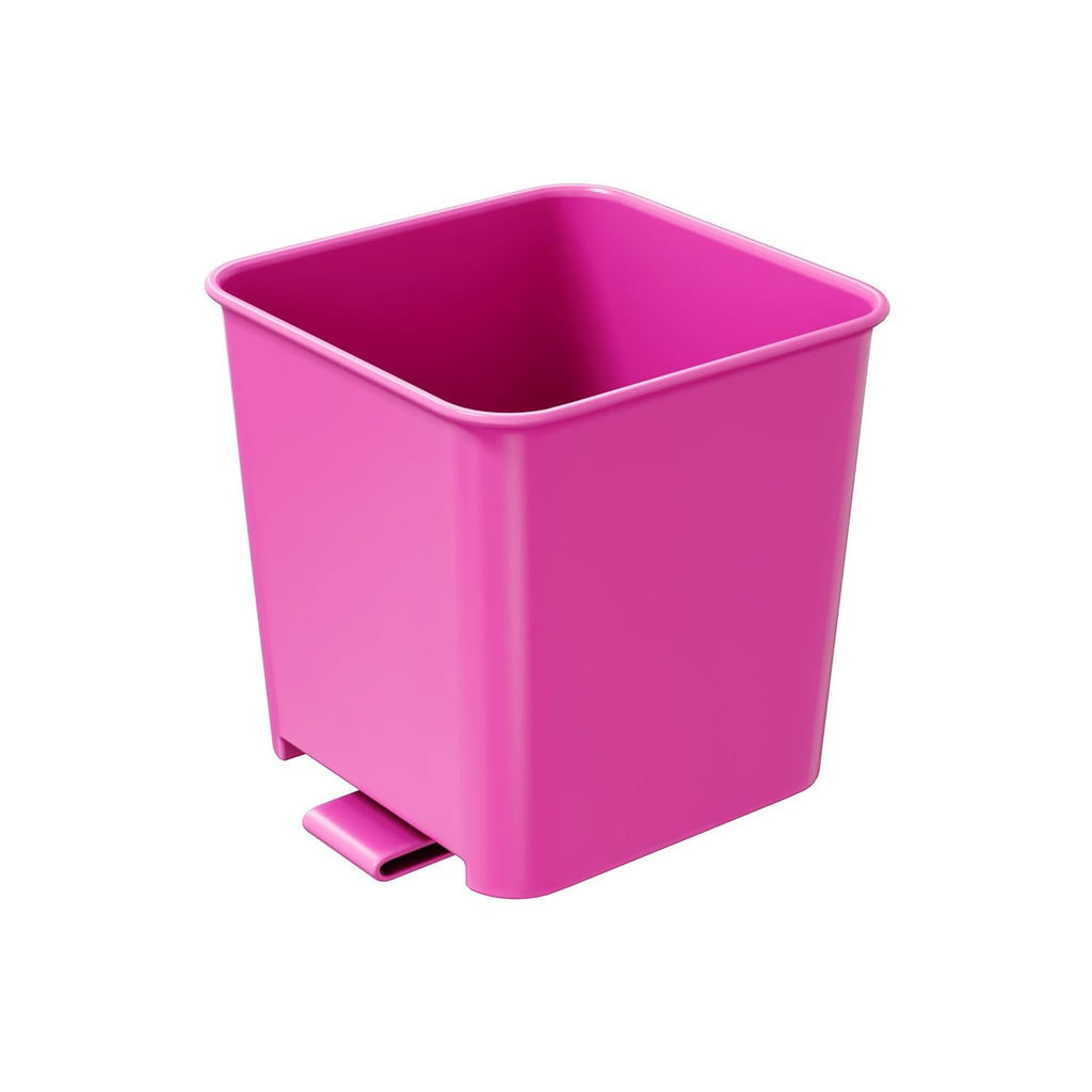 Cubo de basura grande gris para automóvil, a prueba de fugas, con clip para tapete de suelo, base antideslizante, contenedor de basura portátil para automóvil, SUV, camión o camioneta