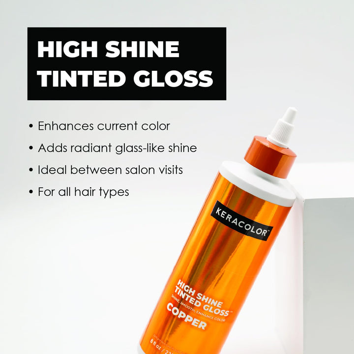 Keracolor High Shine - Brillo para el cabello tintado, esmalte para...