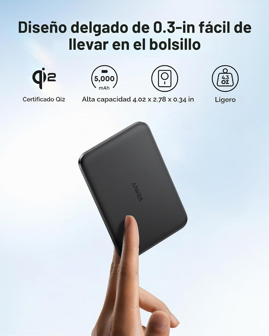 Anker Banco de energía nano, paquete de batería ultrafina, certific...