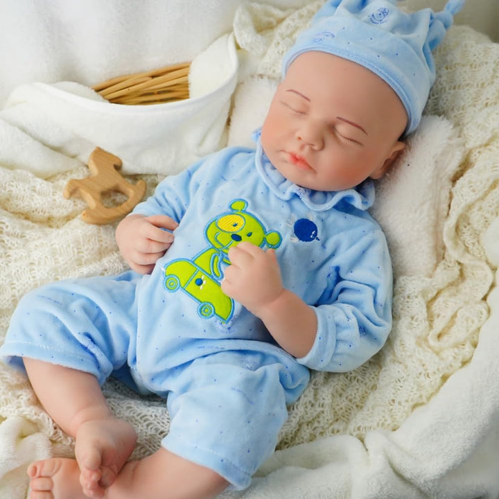 FemmeForm Niño de 18.5 pulgadas, Muñecas de bebé Reborn de silicona...