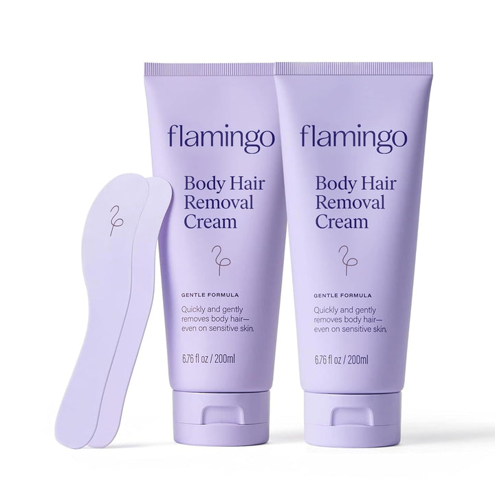Crema de depilación para mujer Flamingo - (Paquete de 2) 6.76 fl oz...