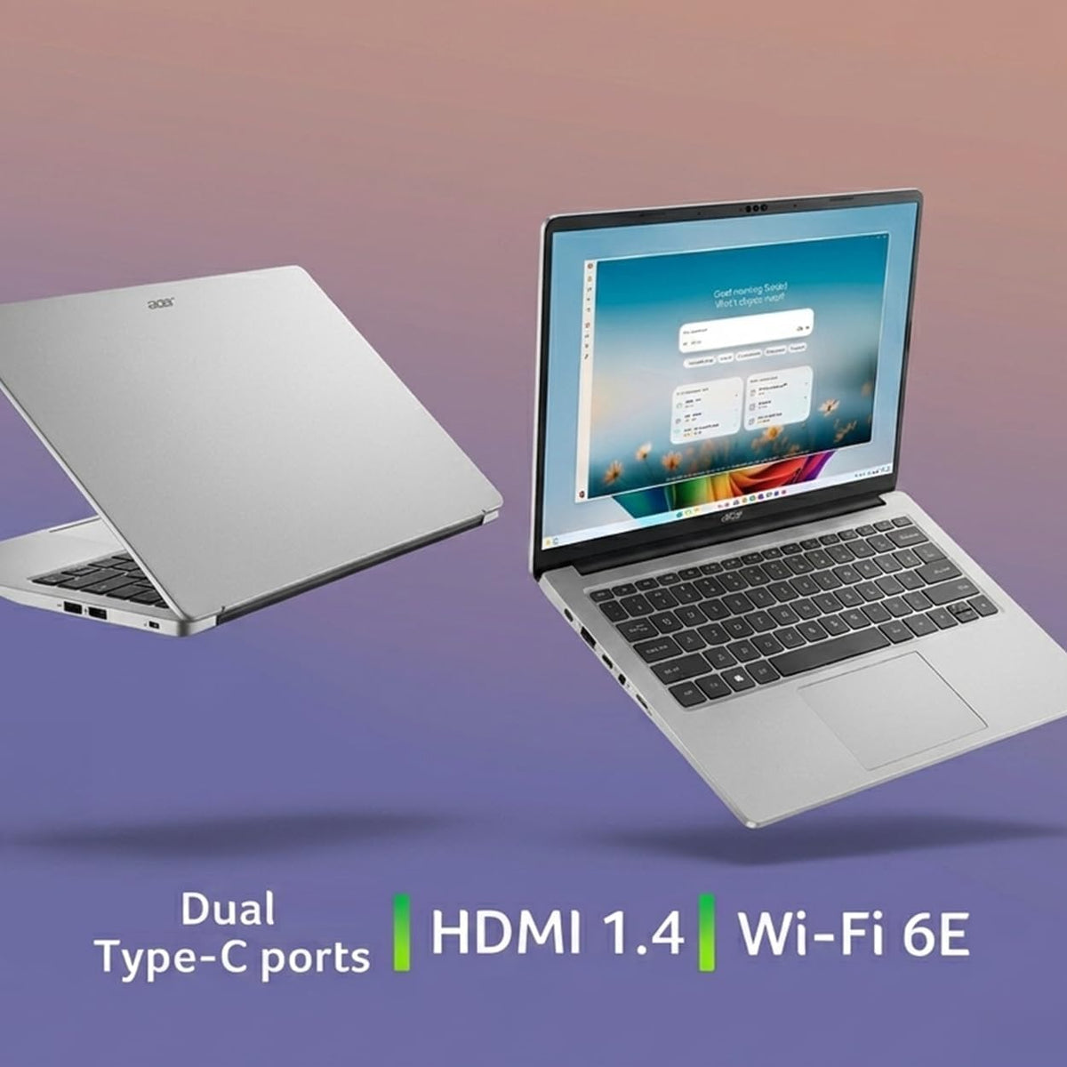 Acer Aspire Lite 14 AI Copilot+ PC - Snapdragon X X1-26-100 y 14" WUXGA