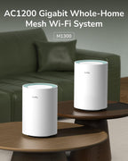 Cudy AC1200 Gigabit Wi-Fi 5 Mesh System, 860 pies cuadrados, OpenWRT