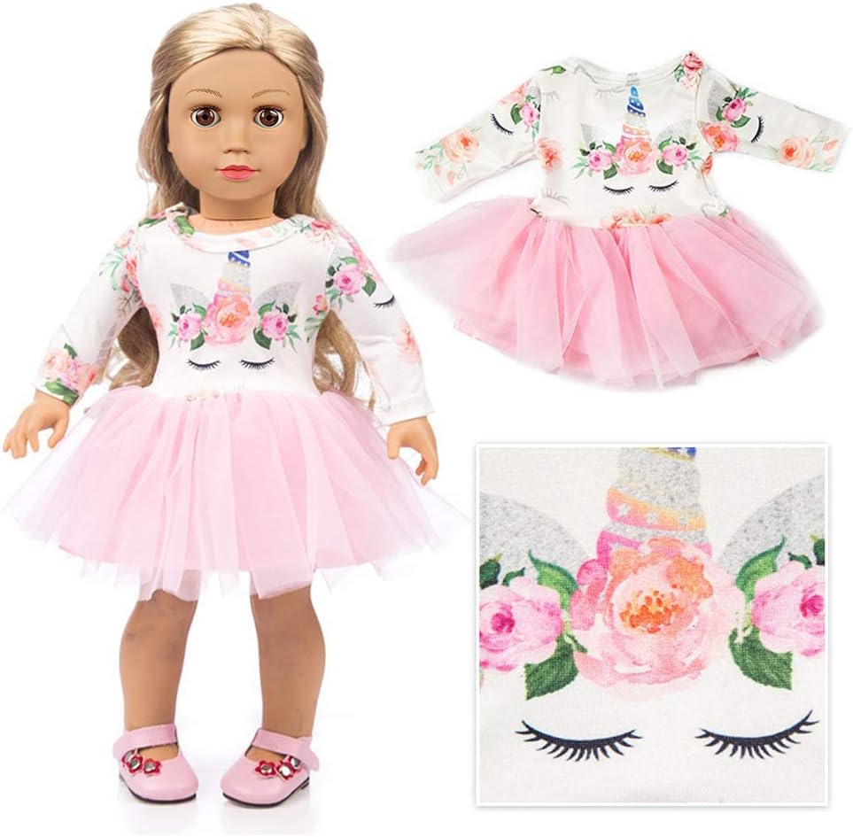 ZQDOLL 19 piezas de accesorios de ropa de muñeca americana, para juego de
