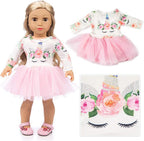 ZQDOLL 19 piezas de accesorios de ropa de muñeca americana, para juego de
