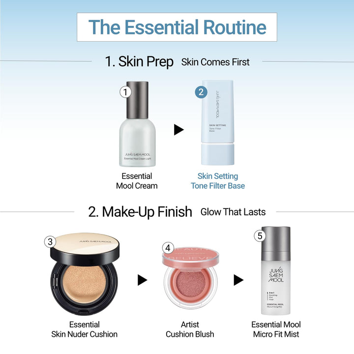 JUNG SAEM MOOL Base Correctora de Tono Skin Setting 1.35 Fl Oz, Pre...