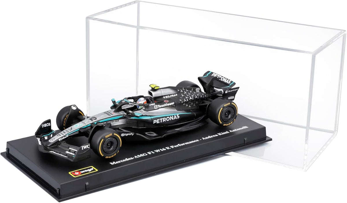 Bburago Fórmula de carrera 1:43 Mercedes W16 con casco (2025) Antonelli #12