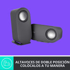 Logitech Altavoces Bluetooth Z407 para computadora con subwoofer y...