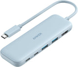 Anker Hub USB C, adaptador USB C 5 en 1 a HDMI con pantalla 4K, USB...
