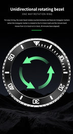 OLEVS Reloj de caballero Cronógrafo de lujo con fases de la luna, dos tonos, acero inoxidable, a prueba de agua, luminiscente, calendario empresarial, reloj de pulsera