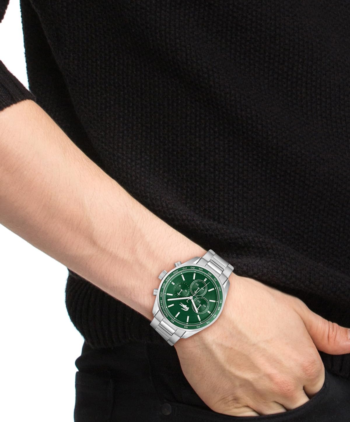 Lacoste Reloj cronógrafo de cuarzo Boston para hombre, 1.654 in