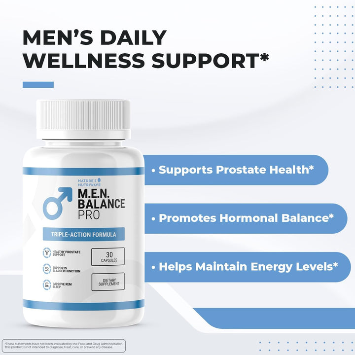 Men Balance Pro - Fórmula para hombre a base de plantas - Cápsulas...