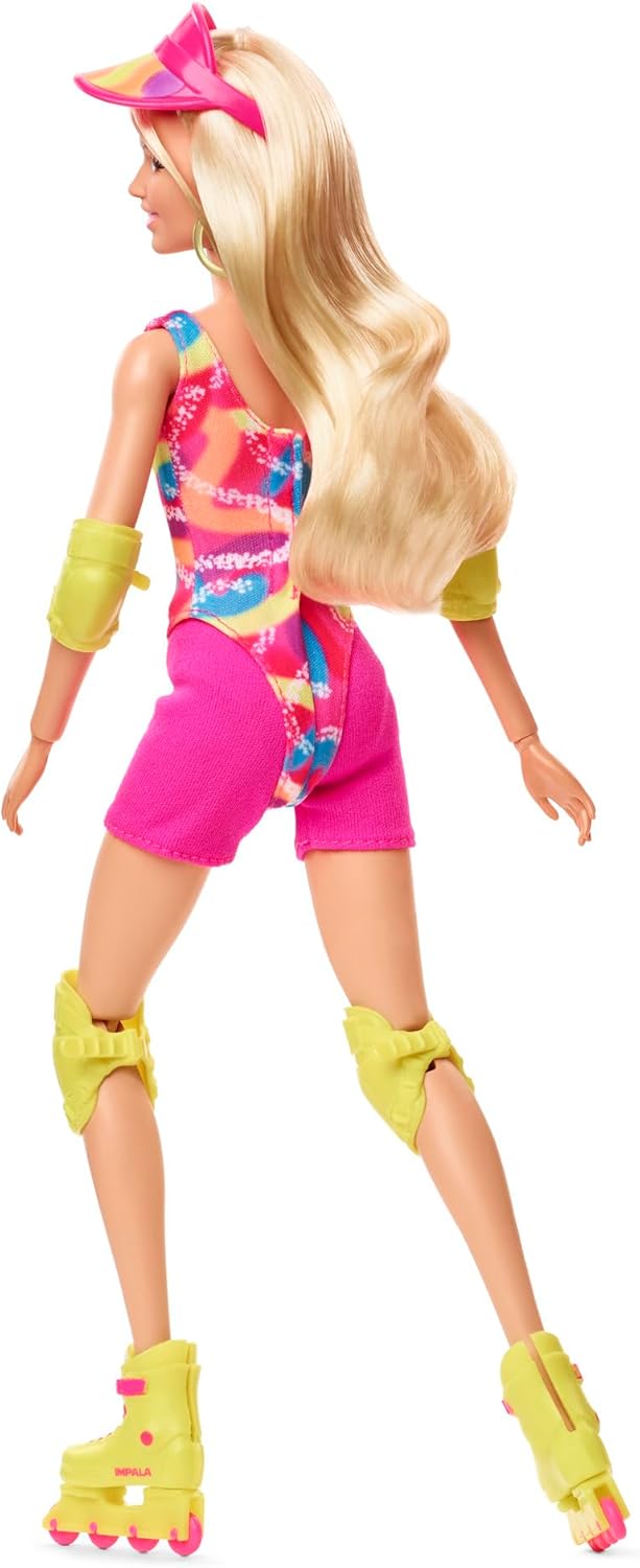 Barbie The Movie Margot Robbie - Muñeca de patinaje con traje de ne...