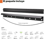 Soporte de pared para TV sin clavos, resistente para televisores de pantalla plana de 26 a 55 pulgadas, sin pernos, sin taladro, sin anclajes, fácil de instalar con todos los accesorios incluidos