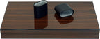 Juego de mesa de backgammon lacado de madera de lujo de 18 pulgadas con tazas de dados de cuero premium y fichas de juego acrílicas