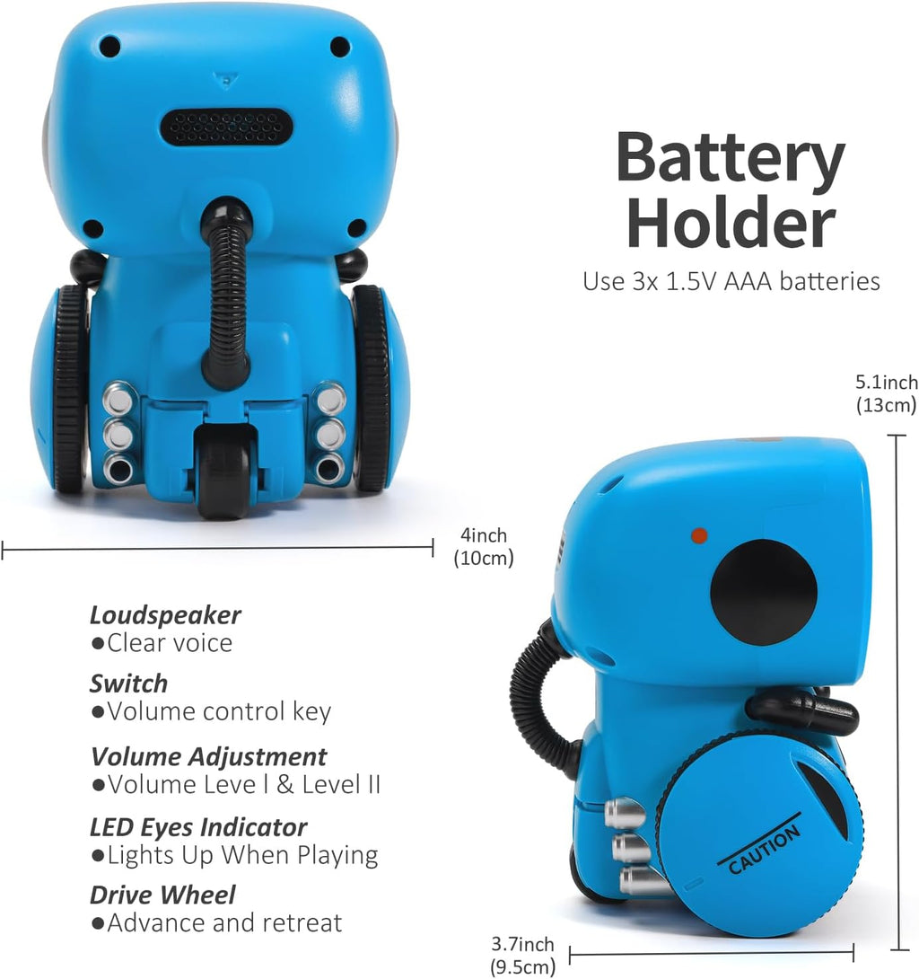 GILOBABY - Robot inteligente, control táctil y de voz juguete interactivo para niños de 3 a 5 años