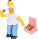 JAKKS Pacific Disney - Figuras de acción de Los Simpson, paquete de 4 figuras coleccionables de 5 pulgadas de Wave 2 - Lisa, Krusty, Moe y Homer