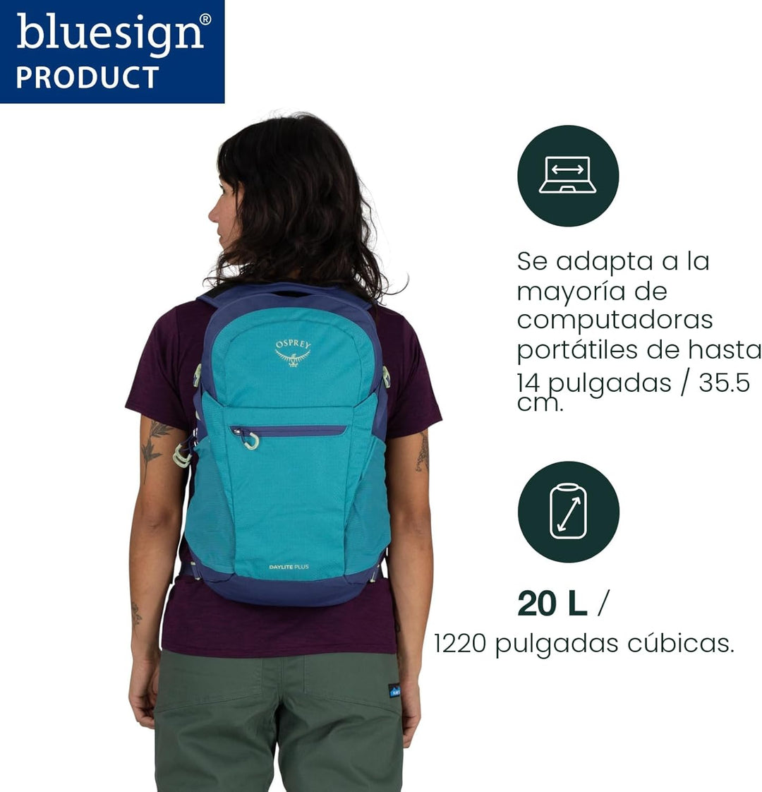 Osprey Daylite Plus - Mochila de viaje diario con funda para laptop...