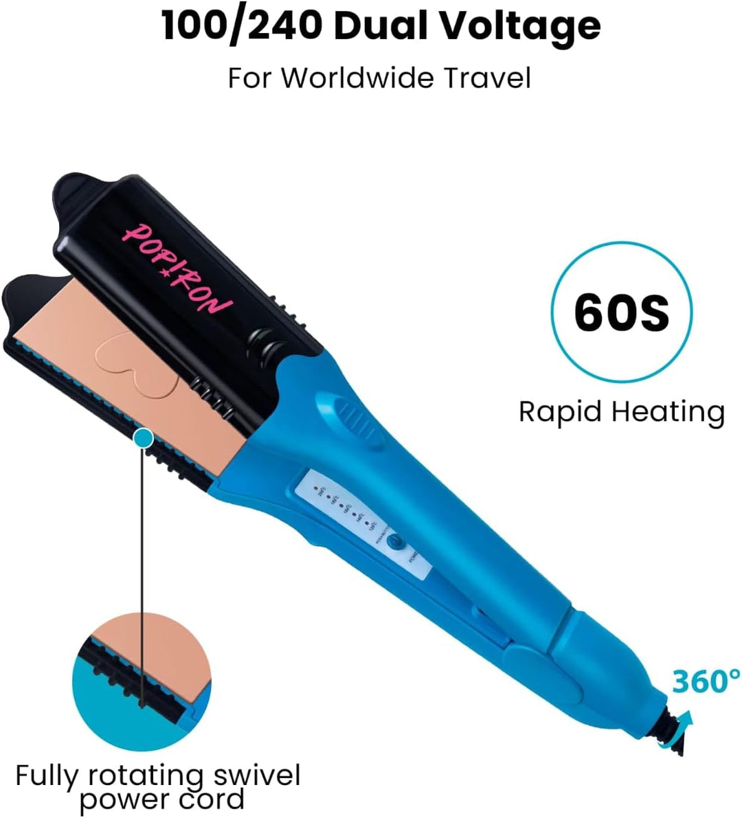 PopIron - Plancha para el cabello y la primera plancha de impresión...