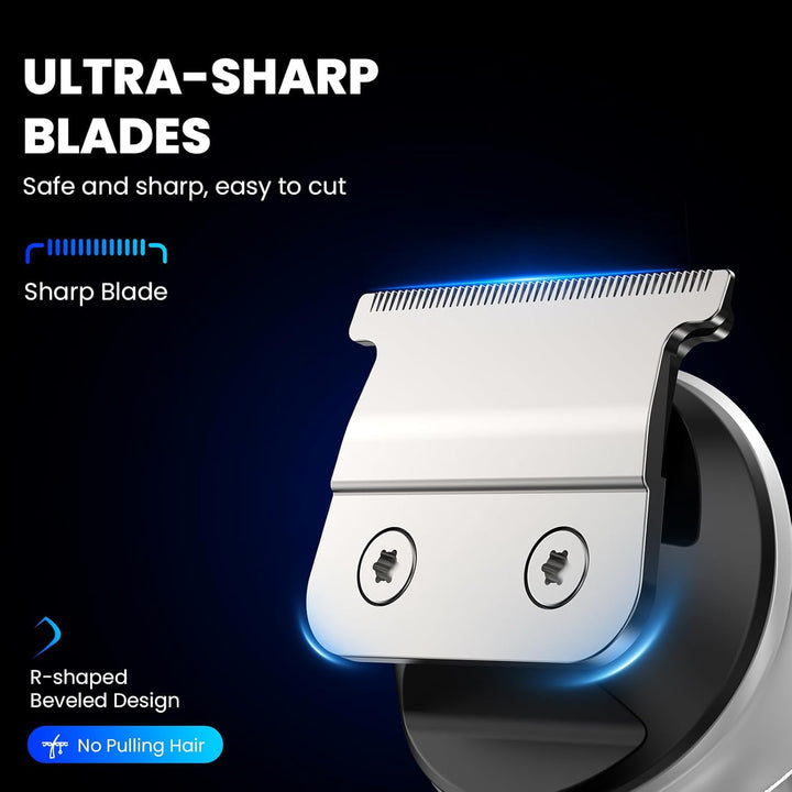 Ufree Recortadora de barba para hombres, afeitadora eléctrica 7 en...