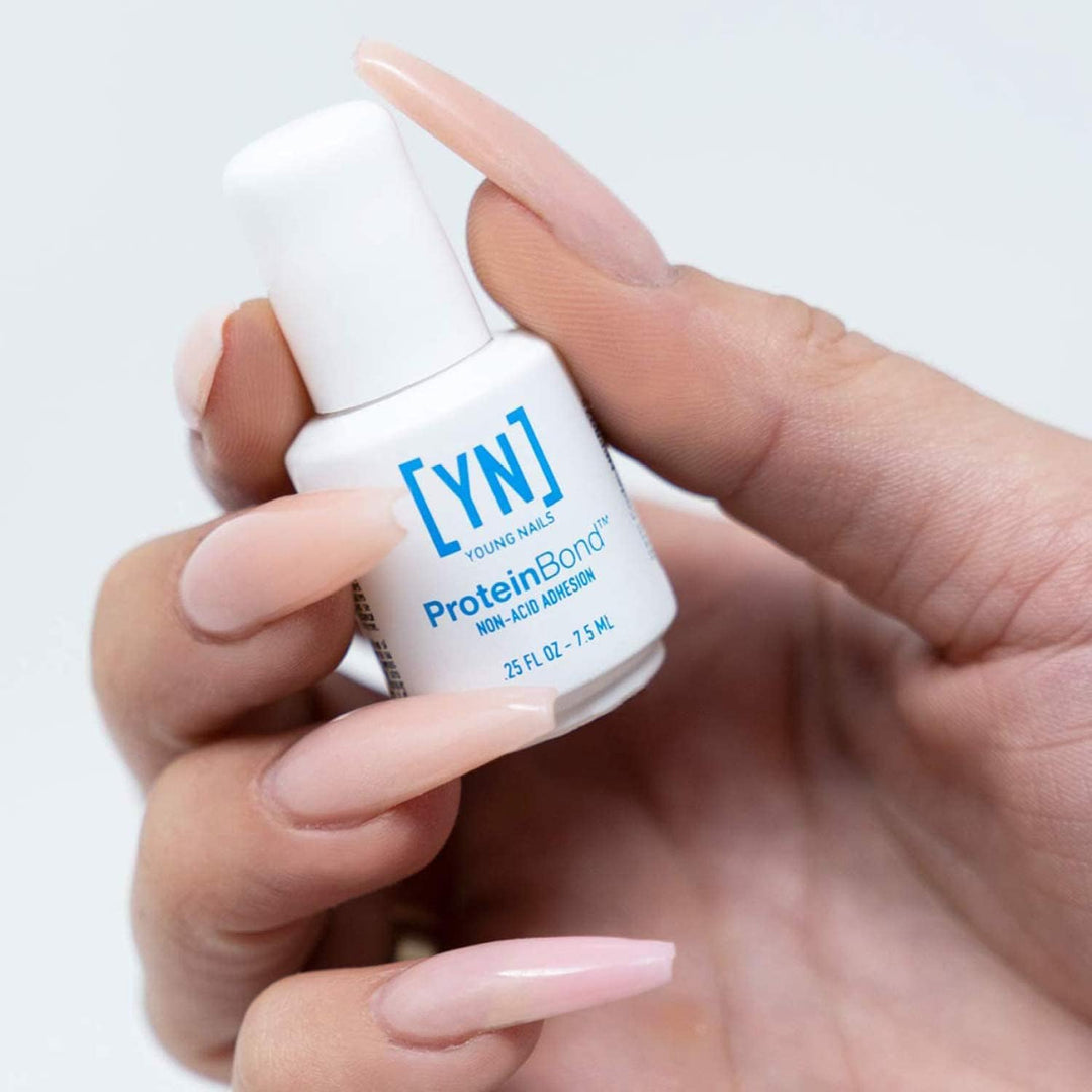 Young Nails Protein Bond - Imprimador de uñas no ácido, adherencia...