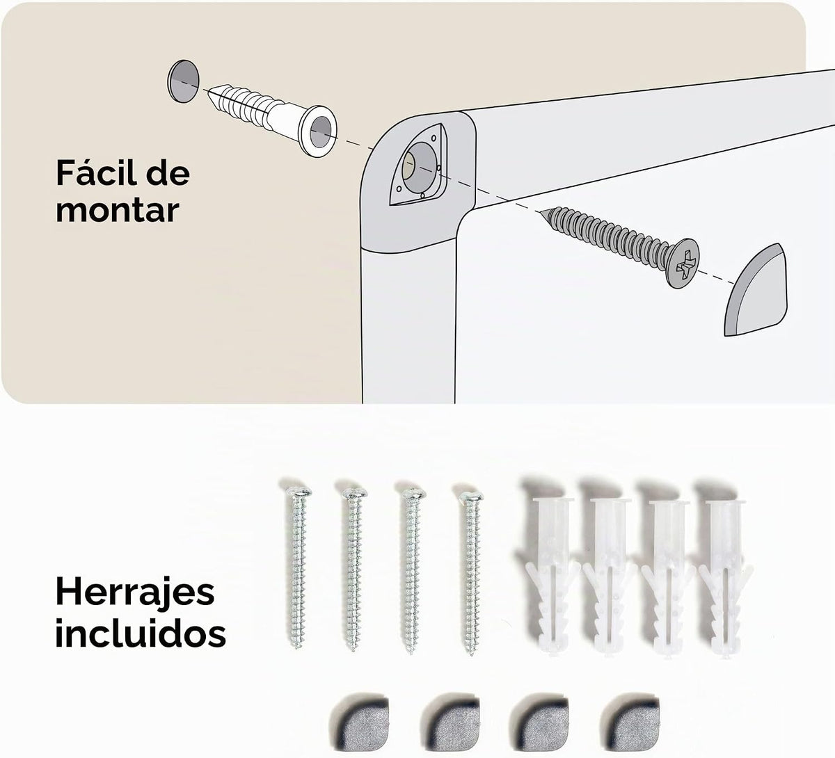 U Brands Tablero blanco magnético grande de 24 x 36 pulgadas